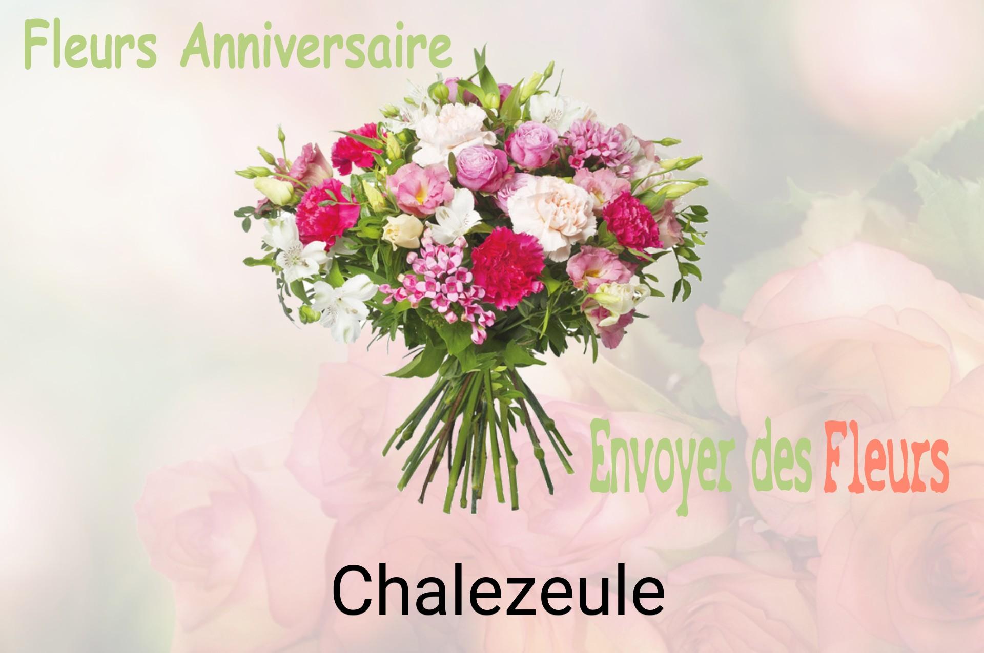 Bouquet de fleurs d’anniversaire livré à Chalezeule